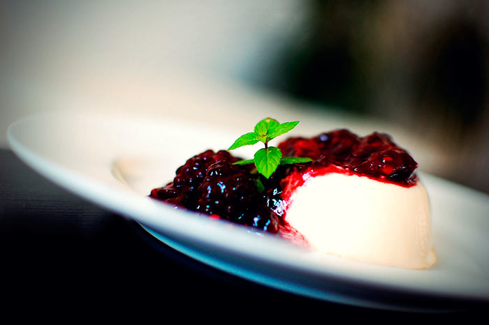 Panna cotta + 2 omáčky